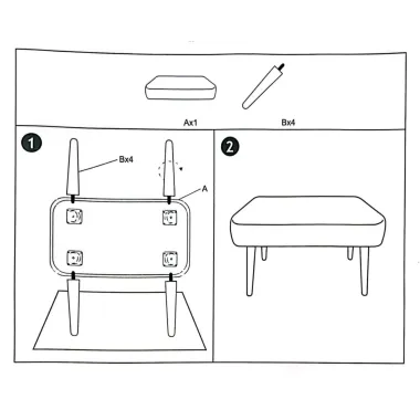 Pancetta Damast 66 34 42 cm